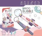 Amusing Toy Elastic Smog Bubble Machine with Bubble Water Bubble Wand Heart Toy (Random Color) - Image 5