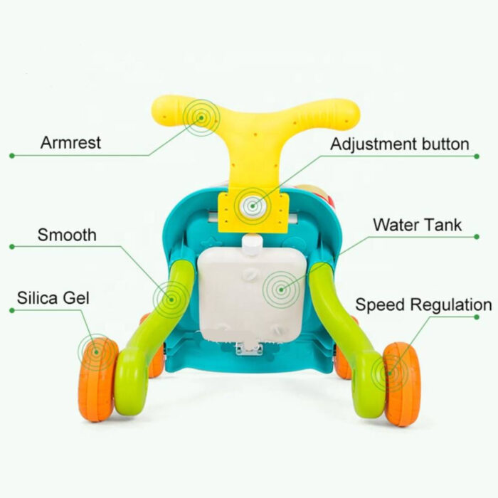 Adaptive 5-In-1 Baby Musical Stroller With Musical Table For Developmental Growth - Image 10