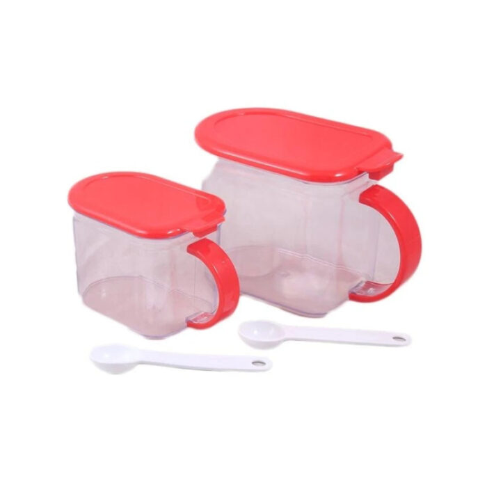 Premium Quality 2 Tier Set Of 7 Jars Spice Rack - Image 5