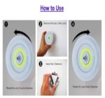 3 Pcs LED Sensor Cabinet Night Lights with Remote Control | Dimmable Closet Lamp Bathroom Indoor House - Image 7