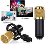 Professional Condenser Microphone - Podcast Mic Set Condenser Microphone With Rechargeable Auxiliary Background For Karaoke Singing, Youtube Recording Mic Set For Youtube | Mic Kit - Image 6
