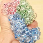 Mesh Stress Balls Squeeze Toys for Hand Therapy Relief, Squishy Relief Toys to Help Anxiety,Autism,Ideal Gift - Pack of 6 (Random color) - Image 4