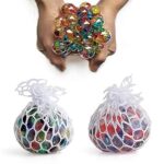 Mesh Stress Balls Squeeze Toys for Hand Therapy Relief, Squishy Relief Toys to Help Anxiety,Autism,Ideal Gift - Pack of 6 (Random color) - Image 6