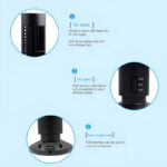 CoolWave USB Vertical Bladeless Tower Fan – Mini Air Conditioner, Quiet Cooling Fan for Home, Office, and Desktop - Image 5