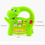 Cute Happy Dinosaur Piano With Light And Sound Creative Toy For Kids - Image 7