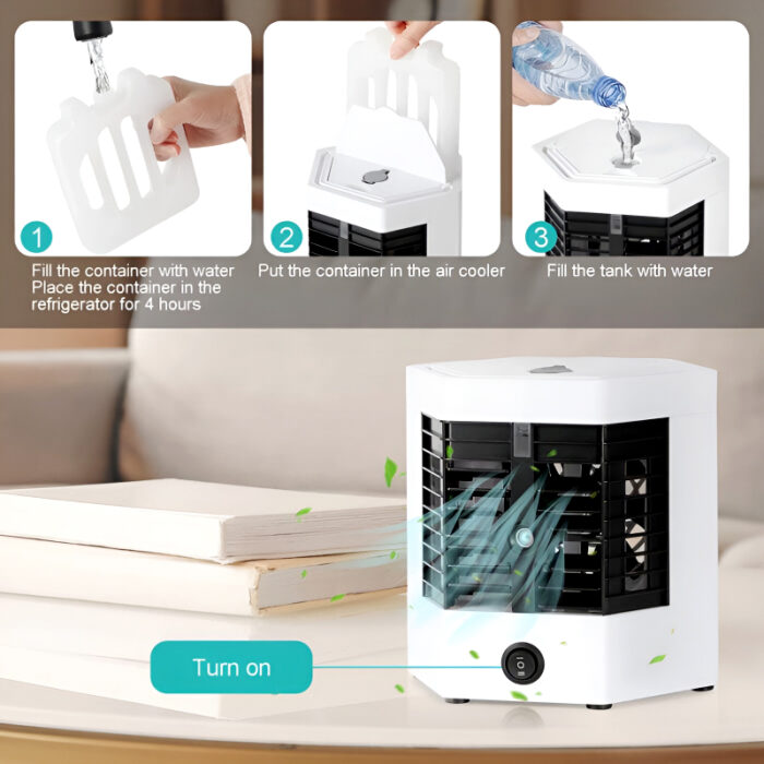 Ultra-Pro Arctic Cool Mini Portable Lightweight USB Air Cooler With 2x Cooling Power - Image 15