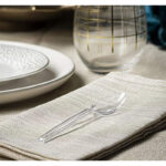 4 Packs Of 100PCS Transparent Plastic Spoons For Desserts And Appetizers - Image 6