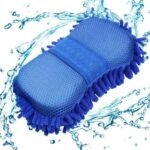 Microfiber Sponge Pad with Grip Handle Multipurpose Microfibre Wash & Dry Cleaning Sponge, 1 Piece - Random Color - Image 2