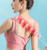 Multifunctional Bump Ball Full body massager | Muscle Relaxation Body Massage 8 Balls Ergonomic Handle Roller (Random color) - Image 8