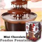 BD-017 Electric 3-Tier Mini Chocolate Fondue Fountain —An Elegant Addition to Your Dessert Table - Image 11
