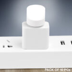 Pack of 10 Mini USB LED Night Lights – Compact Plug-in Lamps for Bedroom, Office, and Travel - Image 2
