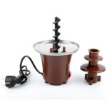 BD-017 Electric 3-Tier Mini Chocolate Fondue Fountain —An Elegant Addition to Your Dessert Table - Image 17