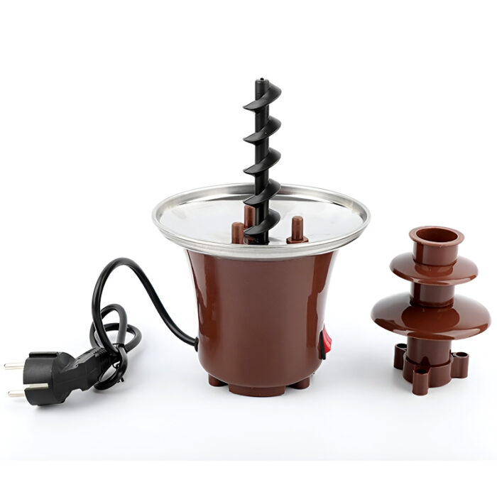 BD-017 Electric 3-Tier Mini Chocolate Fondue Fountain —An Elegant Addition to Your Dessert Table - Image 17