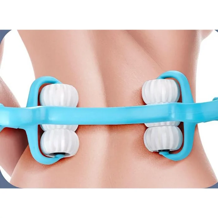 Manual Neck Massager For Cervical pain, deep Tissue | Handheld Massager Tool for Legs Waist Neck and Shoulder (Random color) - Image 14