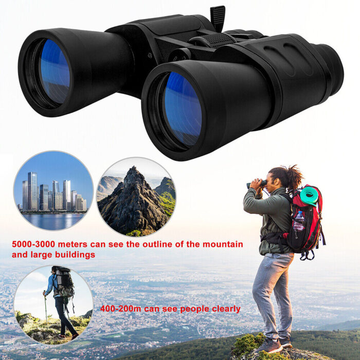 100x180 High Power Auto Focus Binoculars BAK4 Hunting Monoculars Night Vision (Random Color) - Image 12