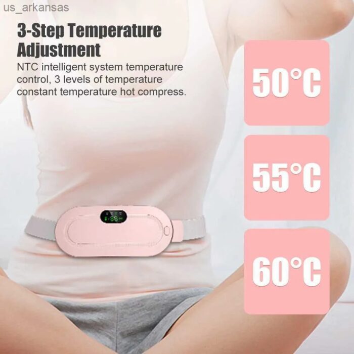 Digital Period Pad Heating And Vibrating For Healing Period Cramps – Women’s Care Pin Relief With 3 Heat Levels And 4 Mode - Image 1