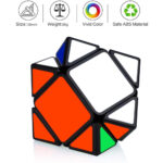 Smooth High Speed Colorful Skewb Cube 3D Puzzle Toy For Kids