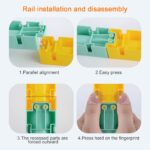 Bath Time Ball Track Water Play 24 pieces | Kids Bath Toys Wall Suction Cup Marble Race Run Track Bathroom Bathtub Baby Play Water Games Toy Kit for Boys Girls - Image 15