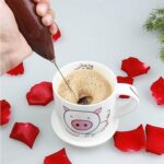 Stainless Steel Automatic Hand Held Electric Mixer Frother Mini Stirrer