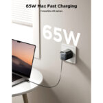 Joyroom JR-TCL02EU 65W GaN Charger with Retractable USB-C Cable, Dual-Port USB-A & USB-C, PD 3.0 Fast Charging, Compatible with Laptops & Smartphones - Image 7