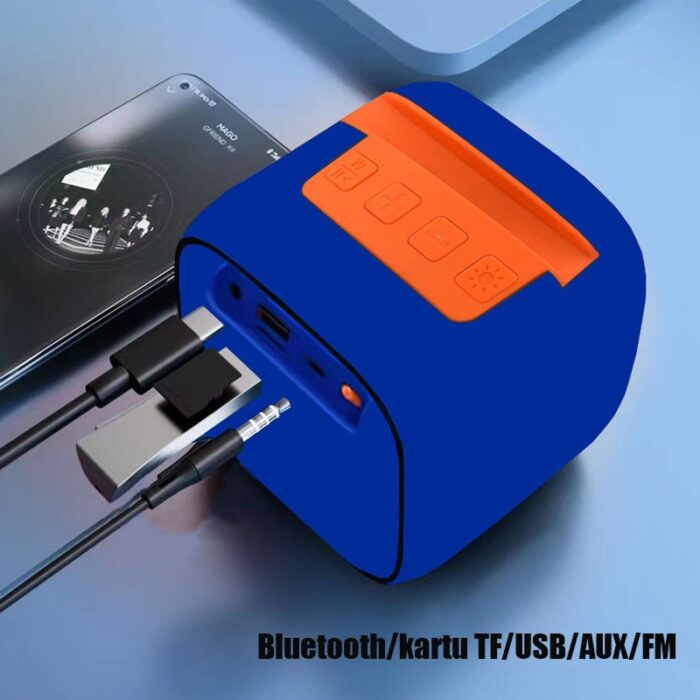 X-911 Wireless Portable Rechargeable Mini Blutooth Speaker With LED Lights And Best For Indoor, Outdoors (Random Color) - Image 6