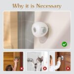 2 pcs door knob cover Baby Safety Door Knob Covers Doorknob Locks Child Children Kids Proof(random color ) - Image 15