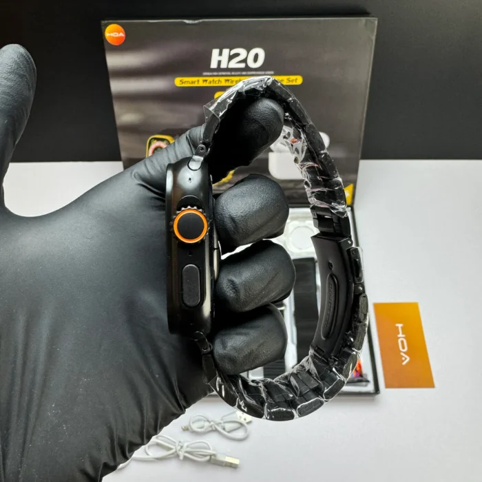 Long Battery H20 Ultra Smartwatch 10 in 1 + Free Airpods - Image 3