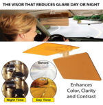HD Sun Visor for FOGGY weather -  The Day & Night Visor for Your Car
