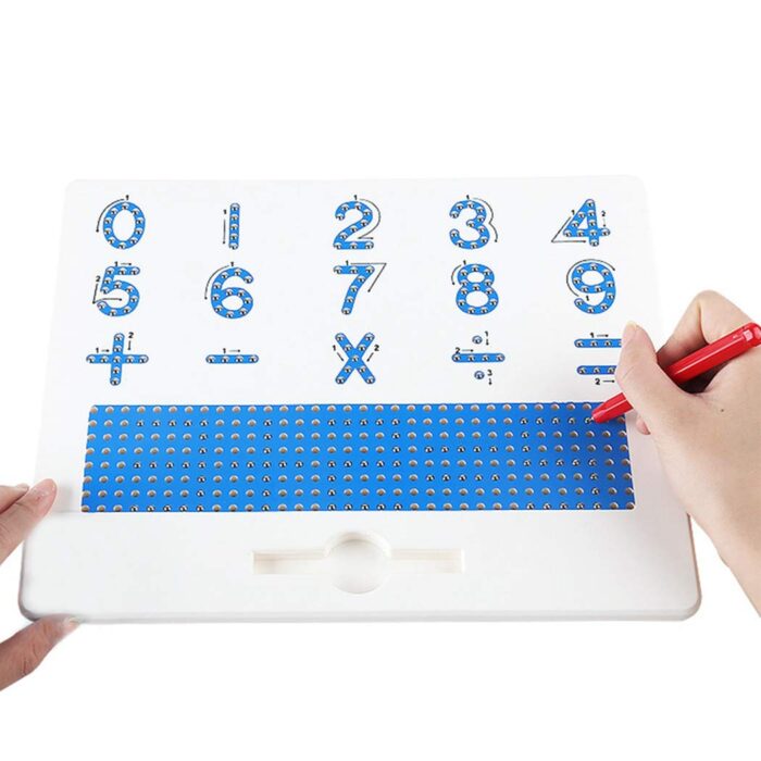 406Pcs Balls Pop Magnetic Numbers Learning Drawing Board - Image 4