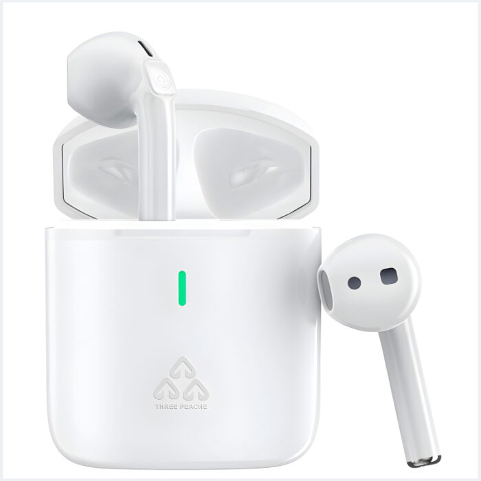 THREE PEACHES TWS Q Five Bluetooth 5.3 Noise-Cancelling, IPX4 Waterproof Elegant Design Earbuds - Image 3