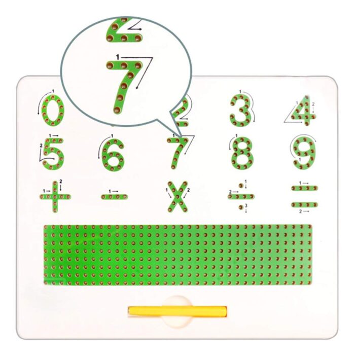 406Pcs Balls Pop Magnetic Numbers Learning Drawing Board - Image 3