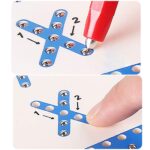 406Pcs Balls Pop Magnetic Numbers Learning Drawing Board - Image 2