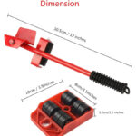 Professional Furniture Transport Lifter Tool Set Heavy Duty Stuffs Moving Hand Tool - Image 12