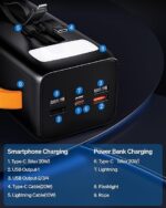 Aspor A350 50,000mAh - Fast Charging with Built-in Flashlight Power Bank for mobile and laptops  (Random color) - Image 7