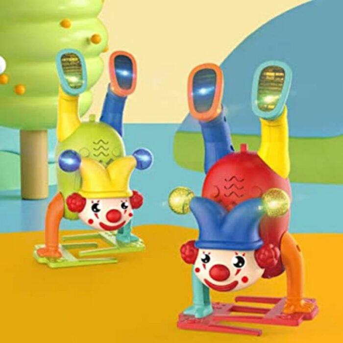 Electric Upside-Down Dancing Clown with Music and Lights - Image 1