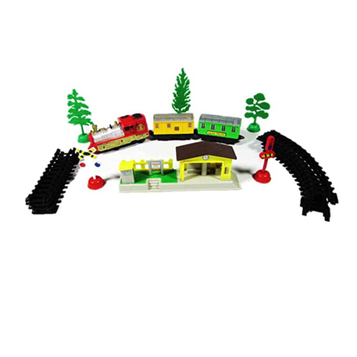 61Gv1prllL._SX679_.jpg Classical Train Track Play Set With Colorful Station Sounds & Lights - Image 1