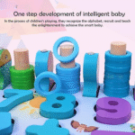 Wooden Puzzle Sorting Learning Board Toys | ABC, Numbers, Shapes, Abacus, Fish Picking Activity and Animals | Preschool Education Montessori Toys - Image 8