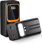 Aspor A350 50,000mAh - Fast Charging with Built-in Flashlight Power Bank for mobile and laptops  (Random color) - Image 2