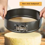 3 Pcs 18cm/20cm/22cm Round Non Stick Spring Form Cake Mold Baking Pan
