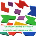 Children Pre-school Educational Colorful 3D Tangram Math Cube Imagination Shapes Game Puzzle Toy for Kids - Image 4