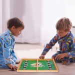 Wooden Sling Puck Game | Football Board Game | Wooden Hockey Soccer Table Game for kids & adults - Image 7