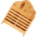 Kitchen Wooden Mini Spoon Holder And Bamboo Chopstick Basket - Image 6