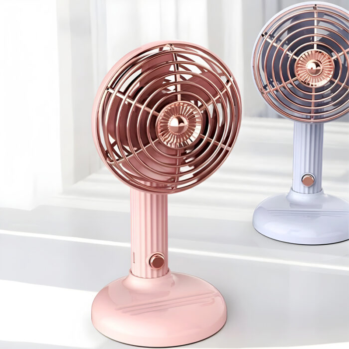 Compact Mini Portable USB Rechargeable Lightweight Handheld Cooling Fan With Adjustable Angle For Living Room, Bedroom And Office - Image 10