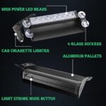 Car LED Red Blue Windshield Dash Emergency Police Strobe Lights - Image 9