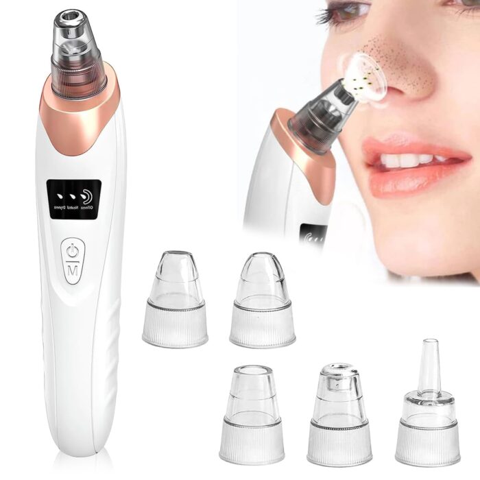 Face Vacuum Blackhead Remover Pore Cleaner | Electric Deep Cleansing Tool For Nose & Face - Image 8