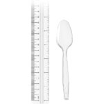 4 Packs Of 100PCS Transparent Plastic Spoons For Desserts And Appetizers - Image 7