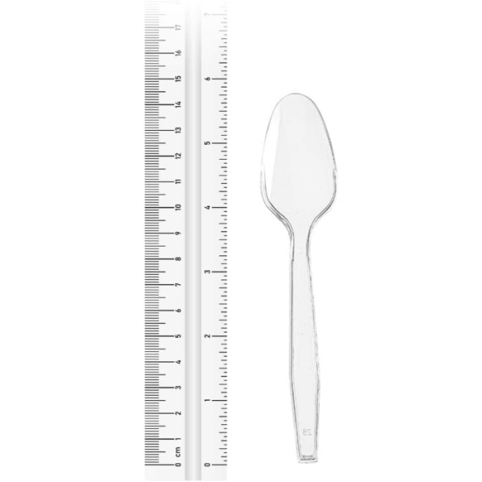 4 Packs Of 100PCS Transparent Plastic Spoons For Desserts And Appetizers - Image 7
