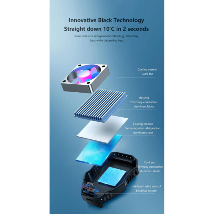 L-01 Mobile Radiator Cooling Semiconductor Fan For Rapid Cool Gaming - Image 15