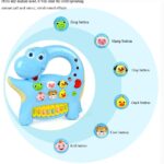 Cute Happy Dinosaur Piano With Light And Sound Creative Toy For Kids - Image 3