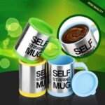 Coffee Mug Creative Stainless Steel Self Stirring With Lid Automatic Mixing Lazy Insulated Cup - Image 4